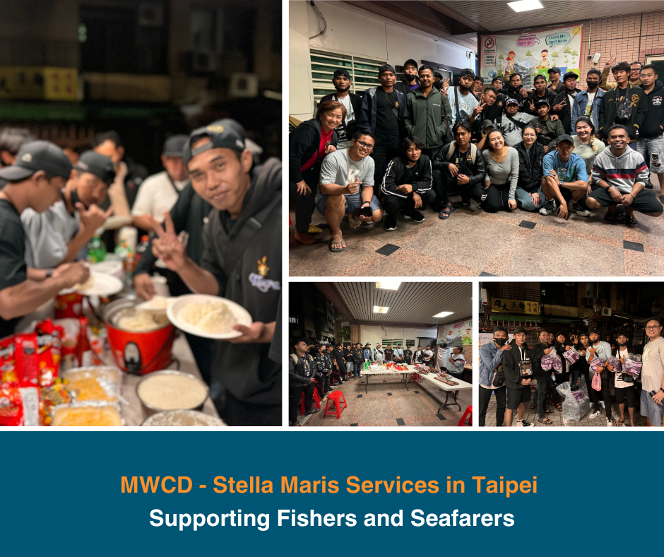 MWCD – Stella Maris Services in Taipei welcomed Indonesian fishers to St. Christopher’s Church